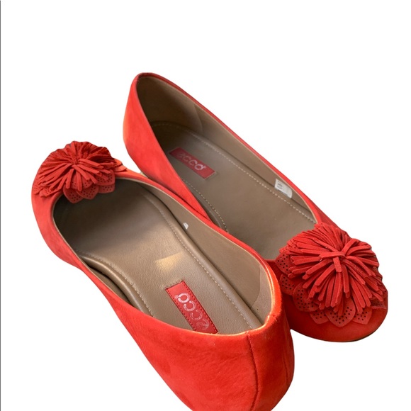 Ecco Sassy Flats | Red Velvet EU 37 US 6.5 - Picture 4 of 5